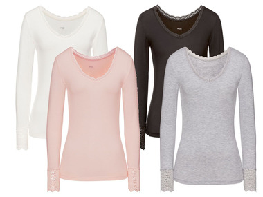 ESMARA®Lingerie Dámské triko s dlouhými rukávy