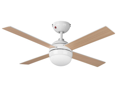 LIVARNOLUX® Stropní ventilátor s LED svítidlem a dálkovým ovládáním