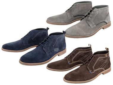 LIVERGY® Pánské kožené polobotky