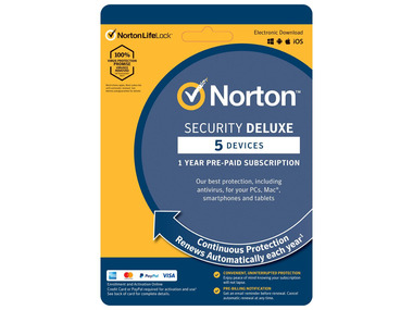 Norton Security Deluxe na 5 zařízení
