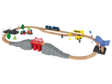 PLAYTIVE® Dřevěná železnice